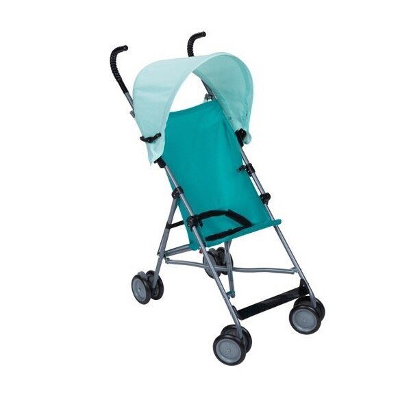 COSCO UMBRELLA STROLLER W CANOPY TEAL 1EA