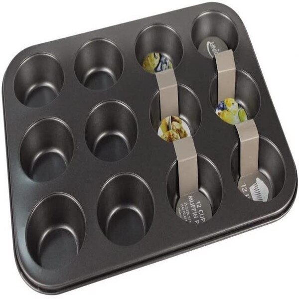 Muffin Pan, Non-Stick, 12-Cup